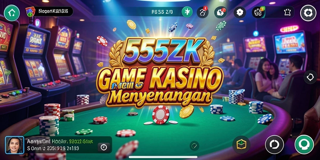 Gambaran gameplay seru dan menarik dari 555ZK.