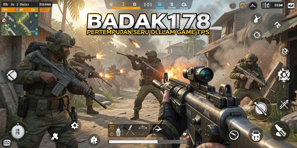 Gameplay intens dan aksi seru dalam BADAK178.