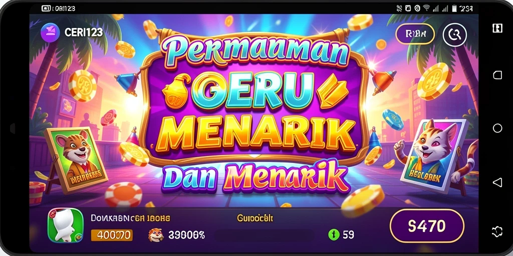 Tampilan gameplay CERI123 yang menarik dan penuh warna.
