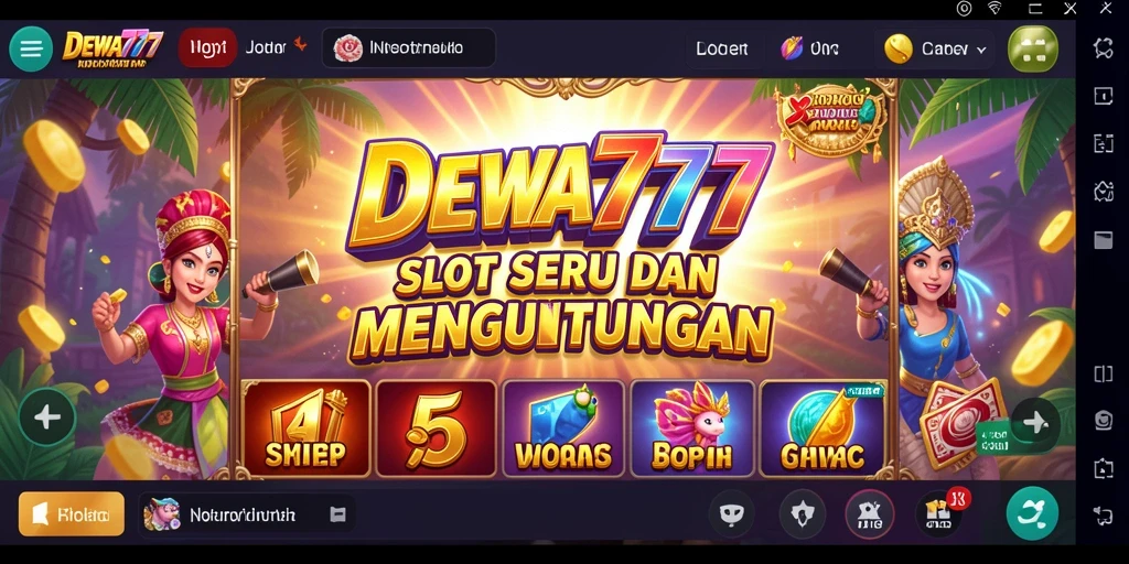 Tampilan menarik dari gameplay DEWA777 yang mengasyikkan.