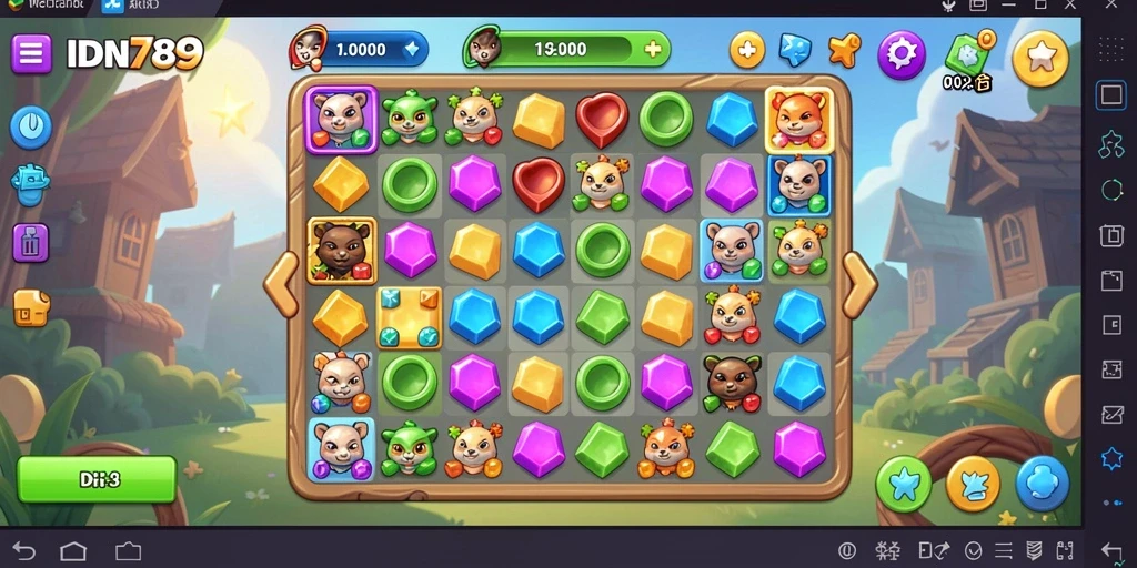Tampilan gameplay seru dari IDN789 dengan grafik yang memikat.
