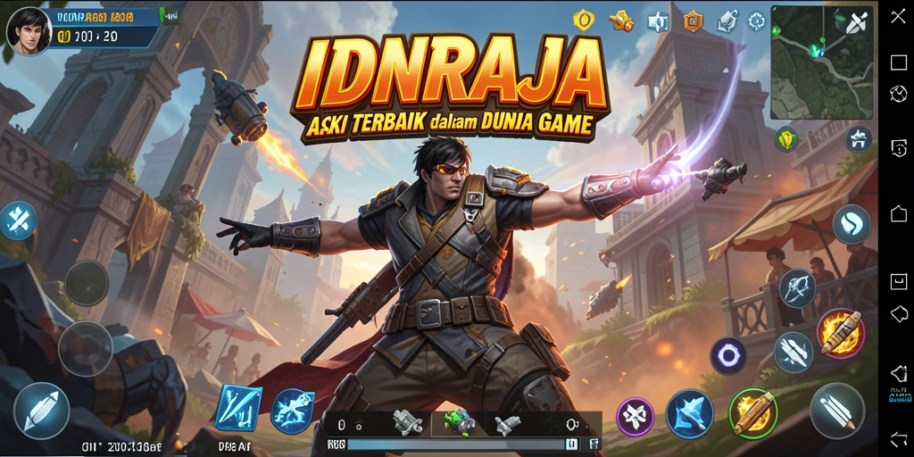 Screenshot gameplay IDNRAJA yang menunjukkan aksi seru dan mendebarkan.