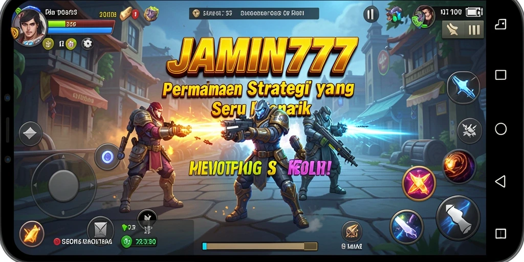 Tangkapan layar menunjukkan aksi seru dari gameplay SLG.