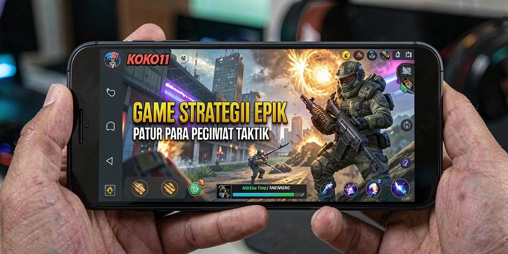 Tangkapan layar menunjukkan aksi strategis permainan KOKO11 yang mendebarkan.