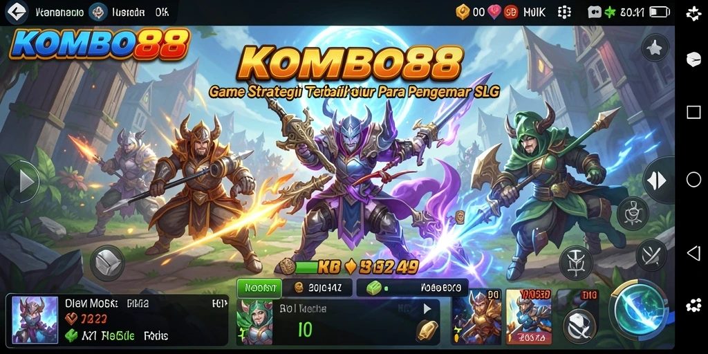 Tangkapan layar <strong>KOMBO88</strong> menunjukkan aksi pertempuran yang menegangkan.