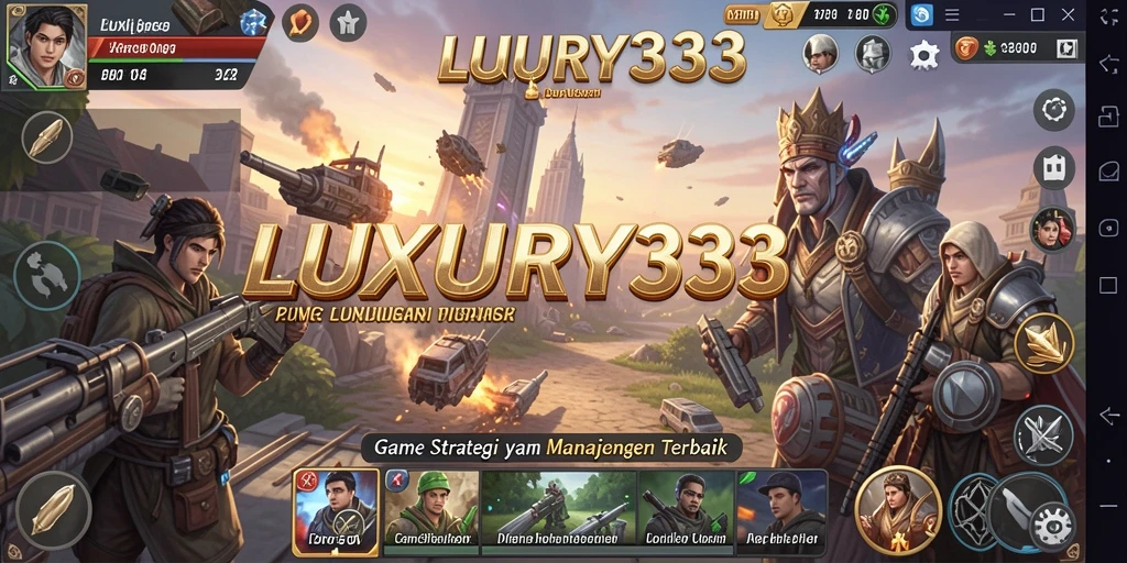 Tampilan gameplay SLG yang seru dan menantang di LUXURY333.