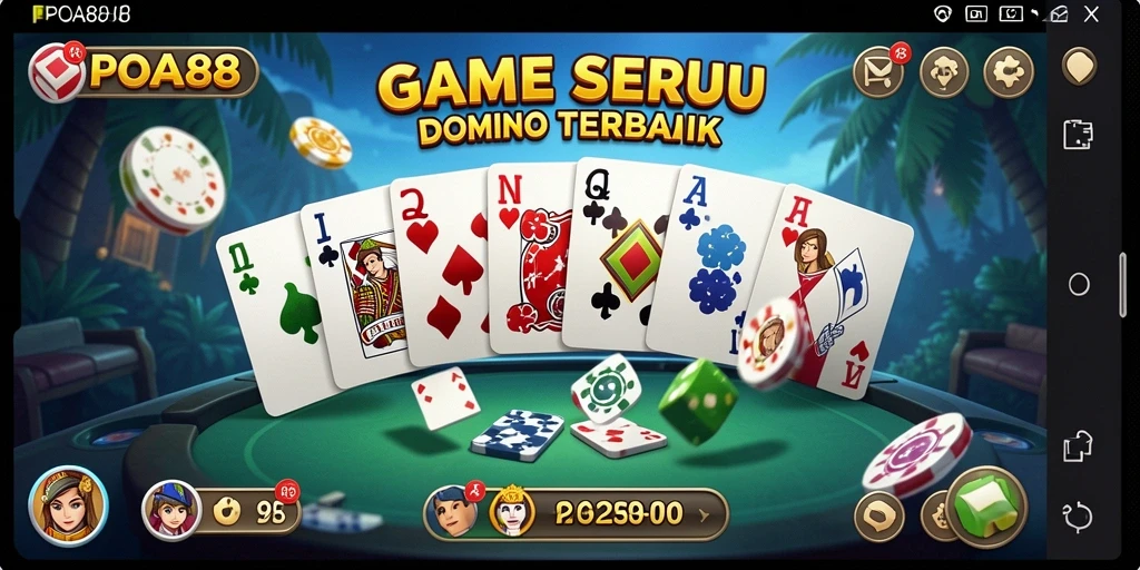 Screenshot gameplay POA88 menunjukkan strategi menarik dalam permainan Domino.