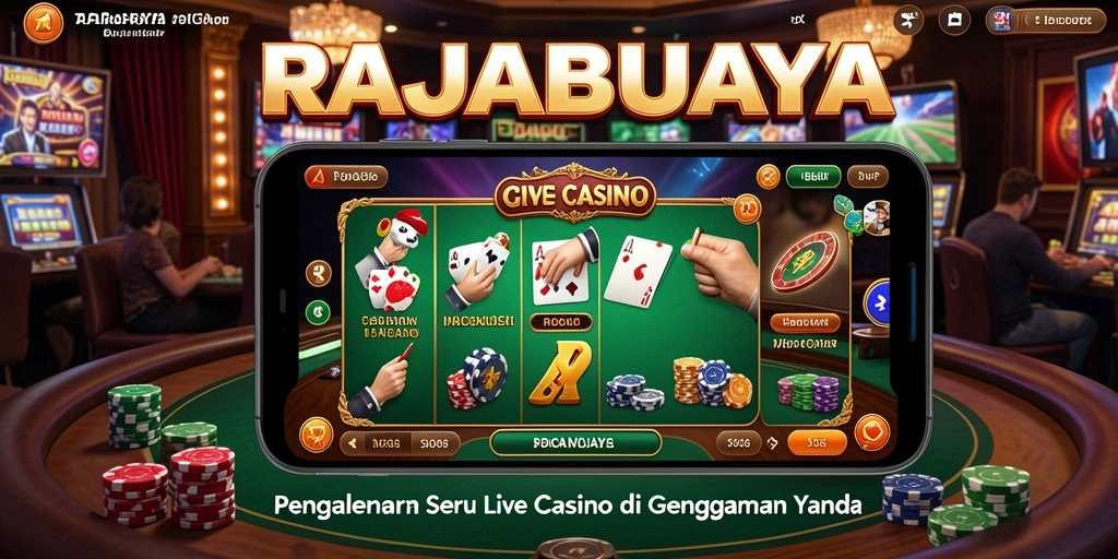 Tampilan gameplay Live Casino yang menarik di RAJABUAYA.