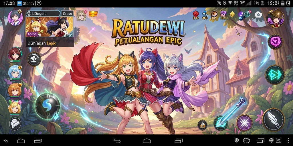 Tangkapan layar menampilkan aksi mendebarkan dalam gameplay Anime.