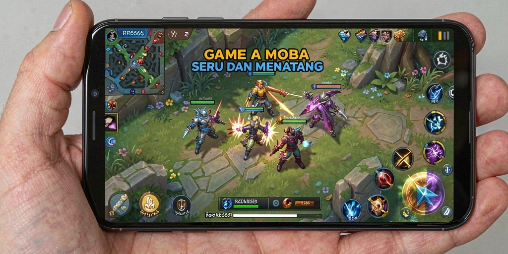 Gameplay menarik dari RR666 dengan pertarungan tim yang intens.