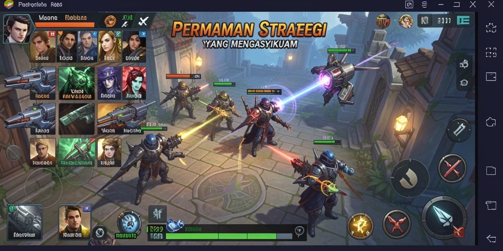 Tampilan gameplay strategi yang menegangkan di RR89.