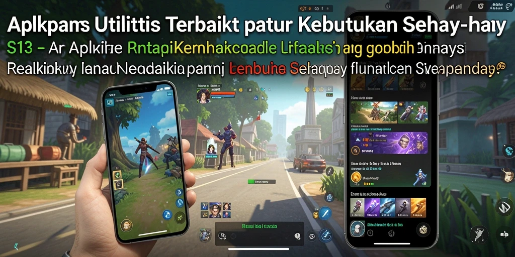 Tampilan antarmuka S13 yang intuitif dan menarik.