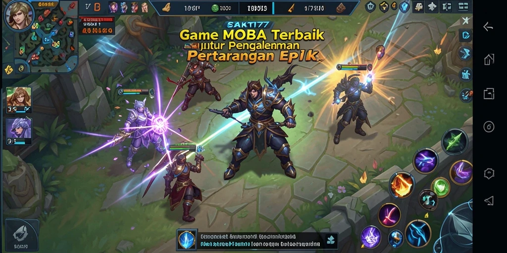 Screenshot gameplay SAKTI77 yang menampilkan aksi pertarungan seru.